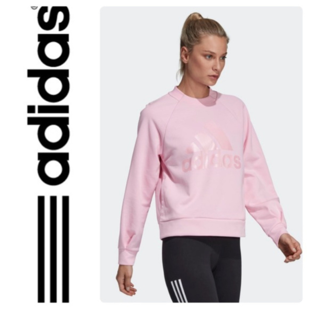 New Adidas sweatshirt Glory Crewneck in True Pink